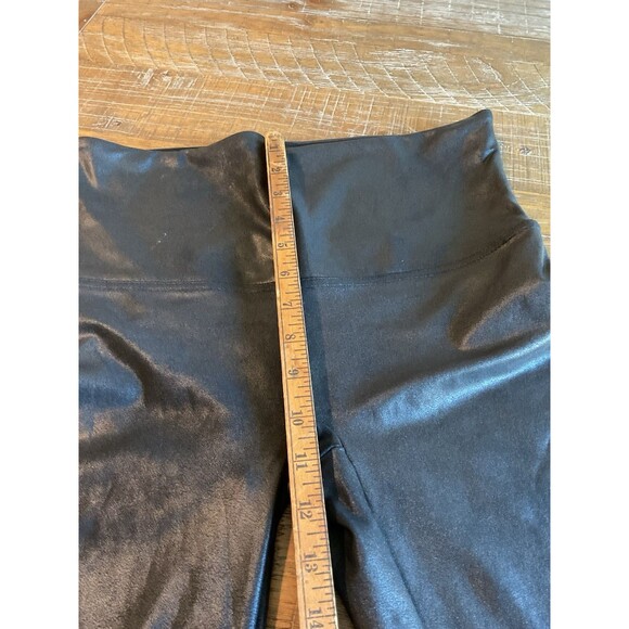 Spanx Size 1X Faux Leather Leggings for‎ Women - Black Plus 0091 - Picture 5 of 9